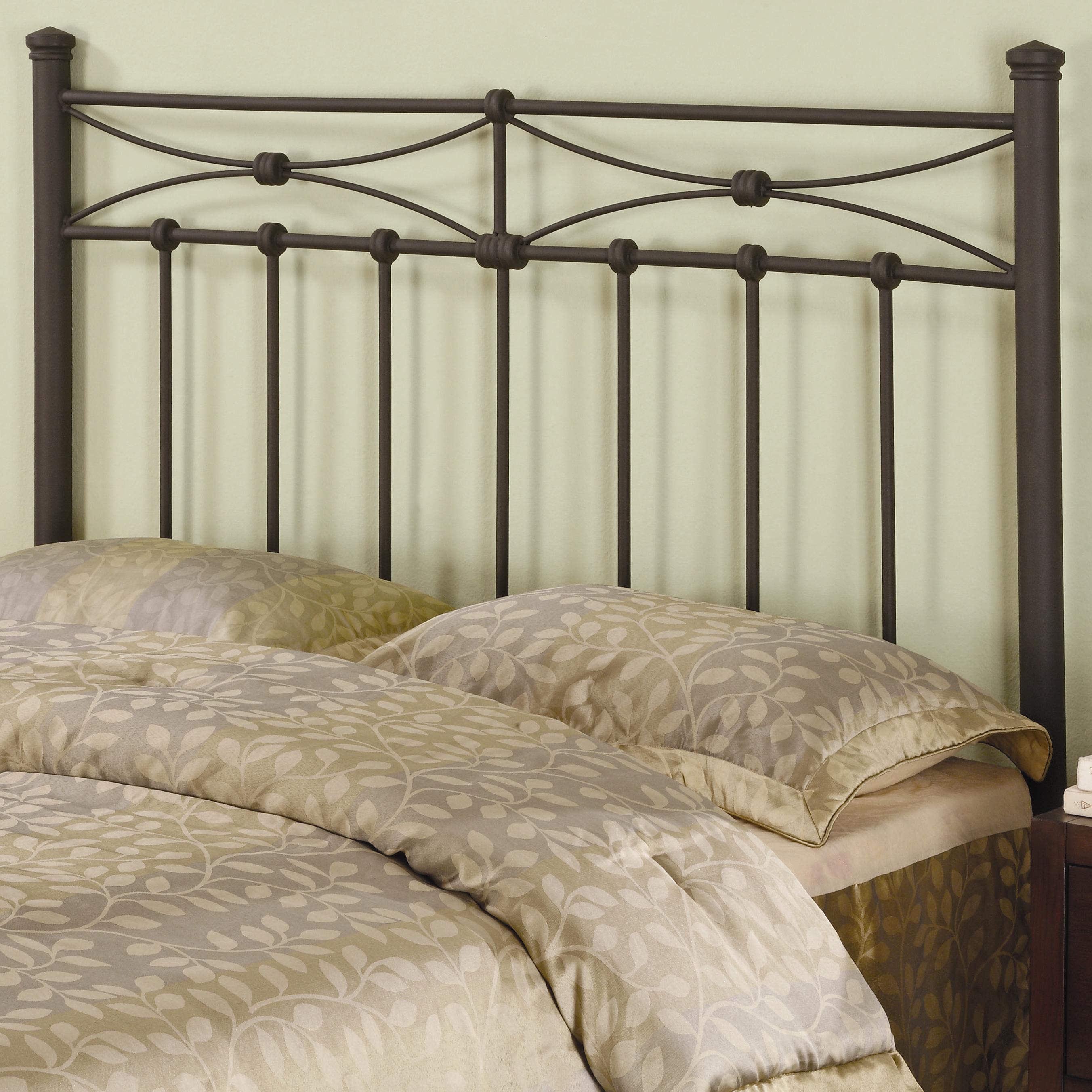 Iron bed sale headboard queen